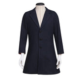 Halloweez Time Traveller Costume for Men - Iconic Doctor Who Trench Coat Cosplay - Capaldi Inspired Long Coat - Halloweez